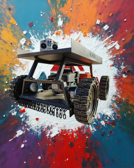 Four-Wheel Drive Remote-Controlled Lawn Mower (ML-550)